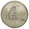 2007 Wheelchair Curling Canada 25-cents Proof Like