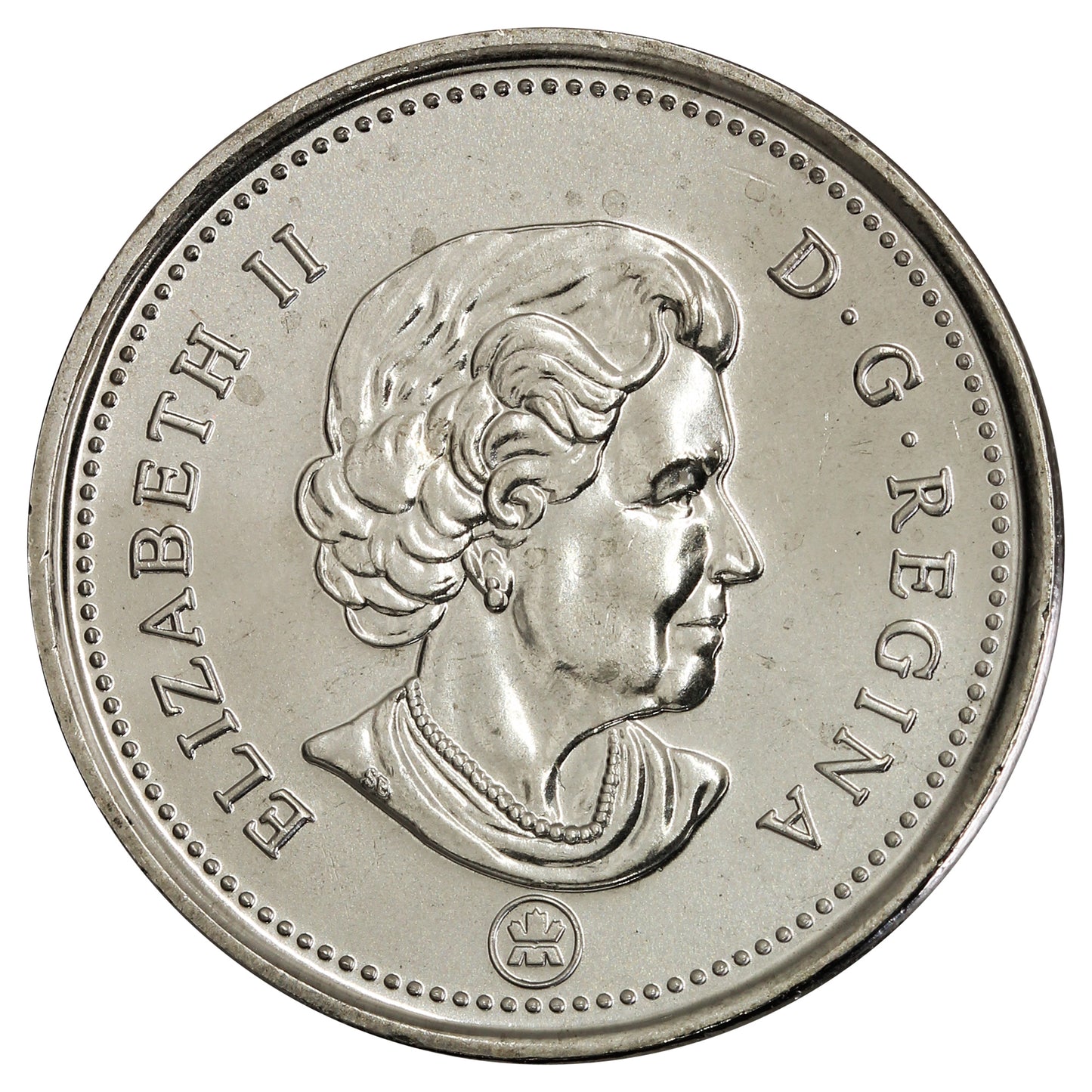 2008 Caribou Canada 25-cents Brilliant Uncirculated (MS63)