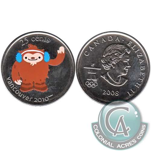 2008 Quatchi Canada 25-cents Proof Like