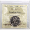2008 Snowboarding Canada 25-cents ICCS Certified MS65