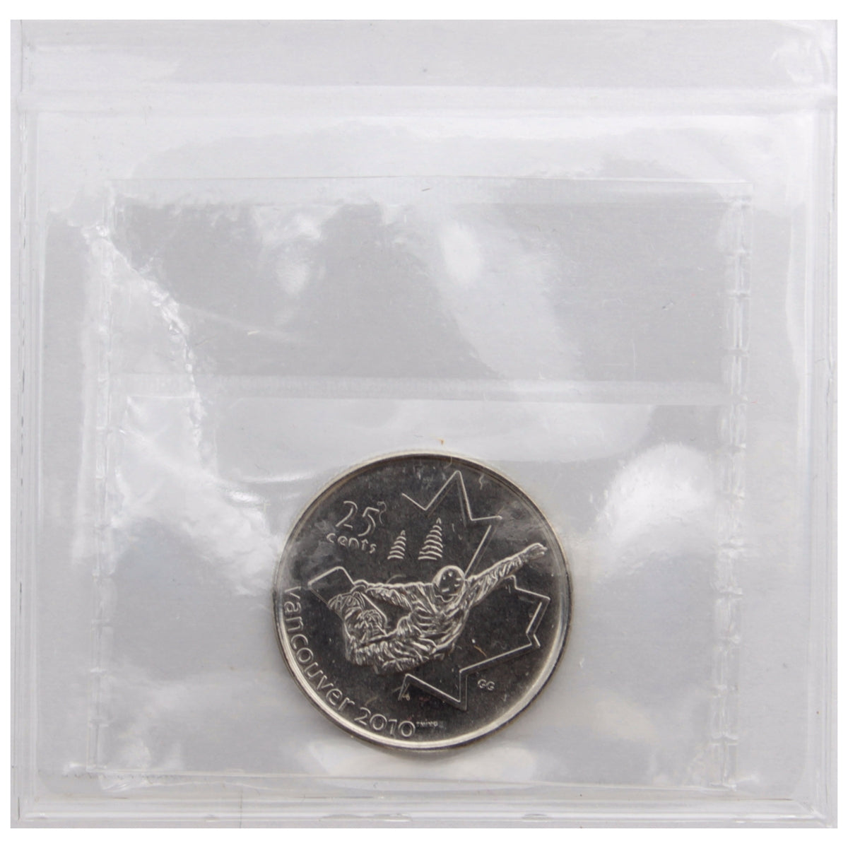 2008 Snowboarding Canada 25-cents ICCS Certified MS65