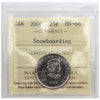2008 Snowboarding Canada 25-cents ICCS Certified MS66