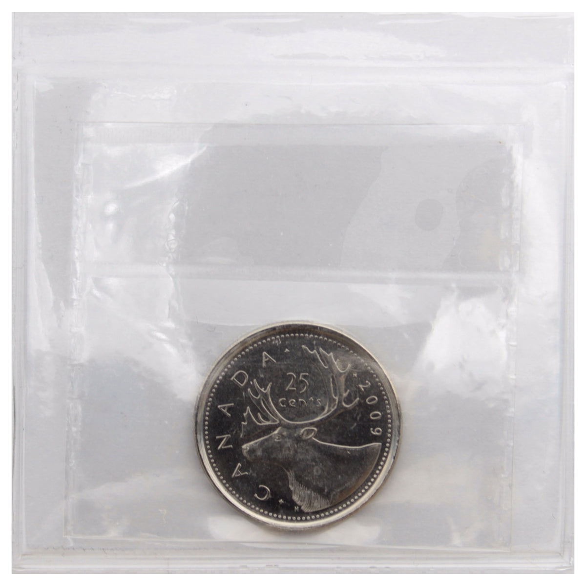 2009 Caribou Canada 25-cents ICCS Certified MS66