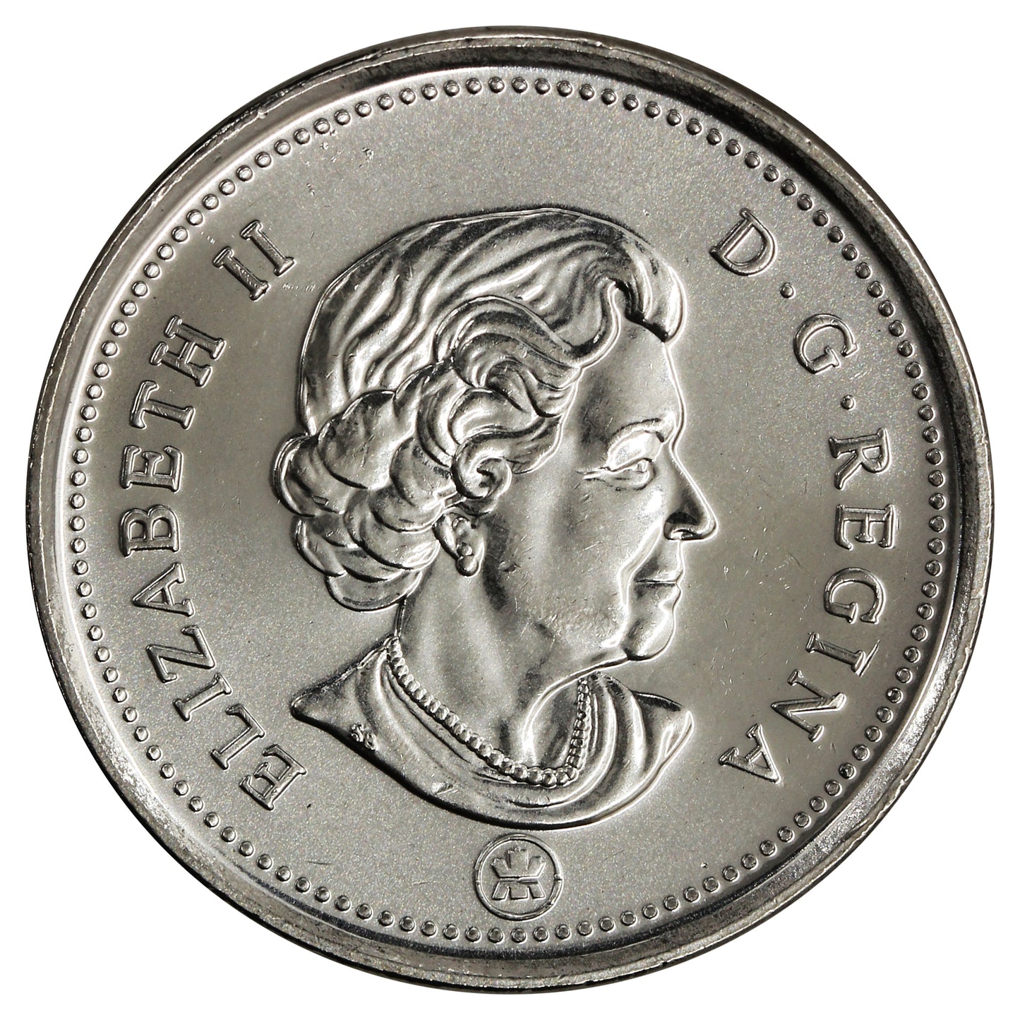 2009 Caribou Canada 25-cents Brilliant Uncirculated (MS63)