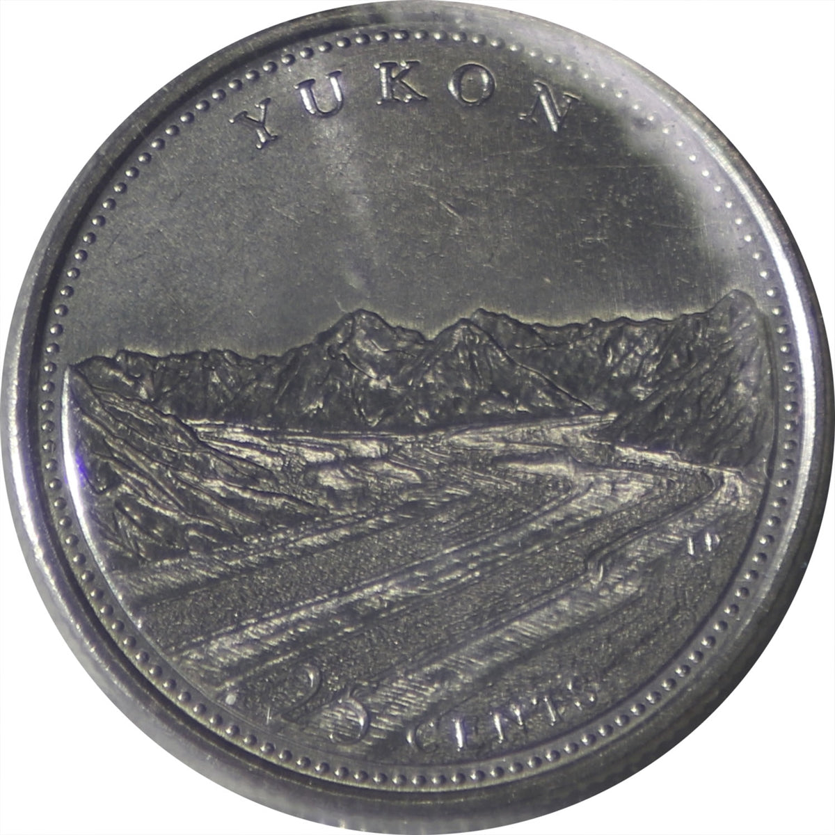 1992 Yukon Canada 25-cents ICCS Certified MS-64