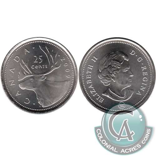 2009 Caribou Canada 25-cents Proof Like