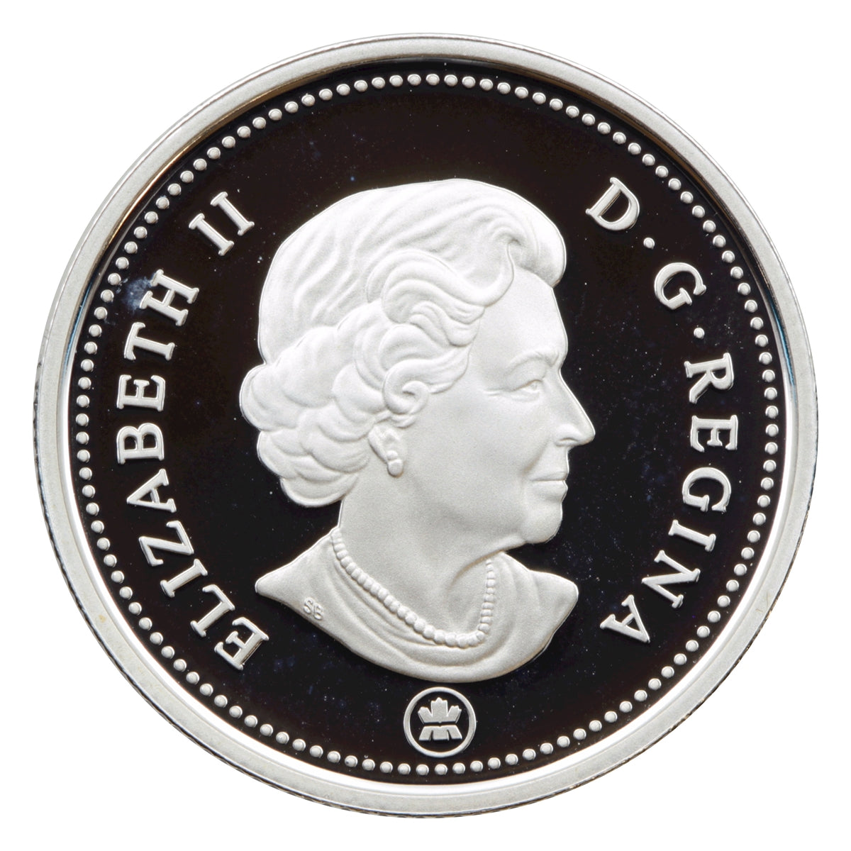 2009 Caribou Canada 25-cents Silver Proof