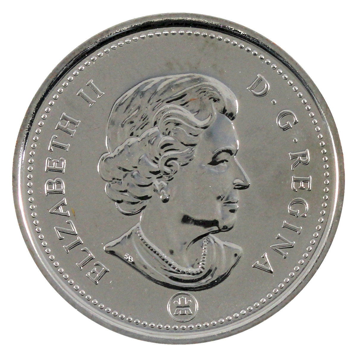 2009 Coloured Baby Canada 25-cents Proof Like $