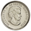 2009 Coloured Cindy Klassen Canada 25-cents Proof Like