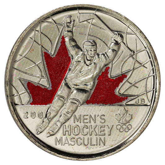 2009 Coloured Men's Hockey (Raised 2) 25ct Brilliant Uncirculated (MS63)