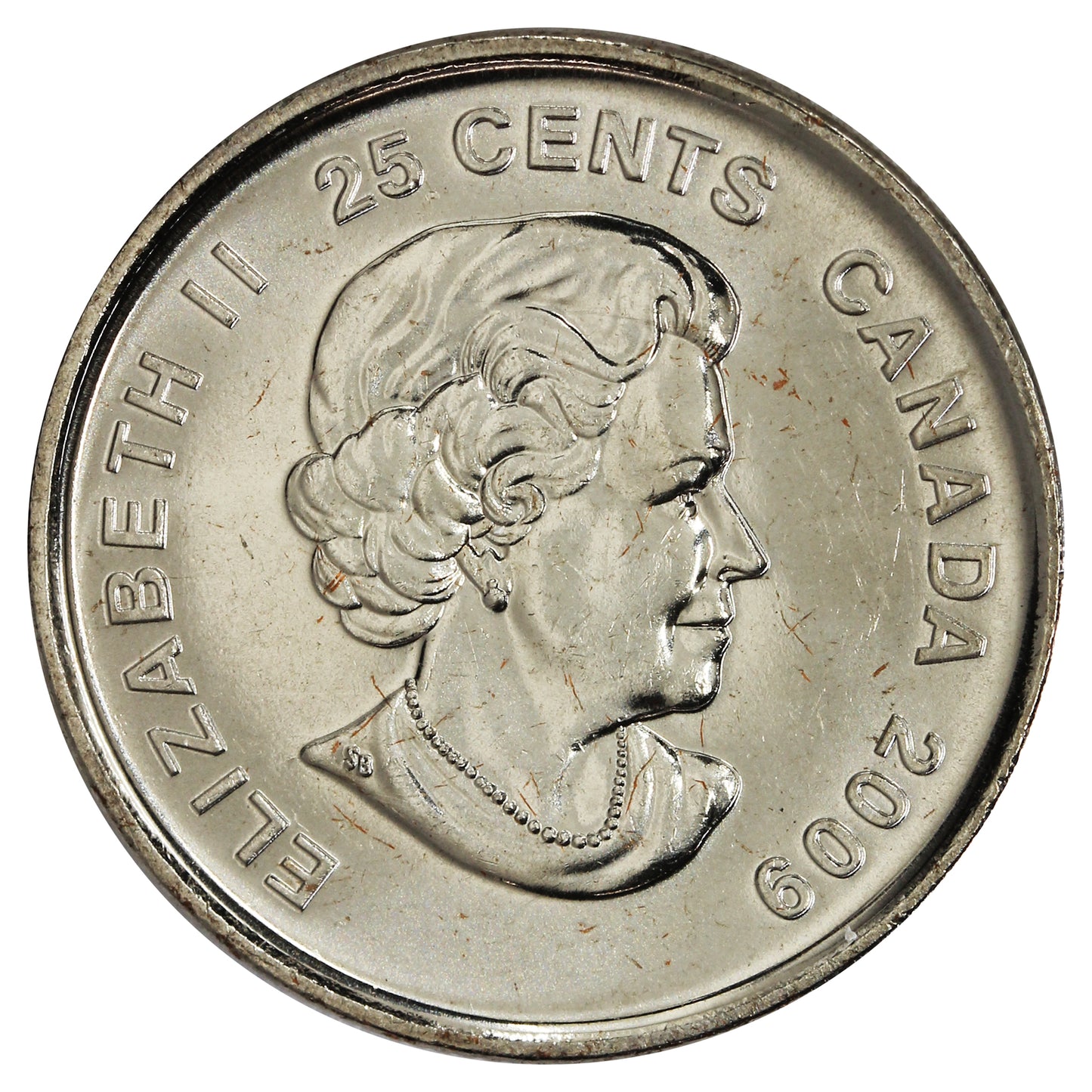 2009 Coloured Men's Hockey (Raised 2) 25ct Brilliant Uncirculated (MS63)