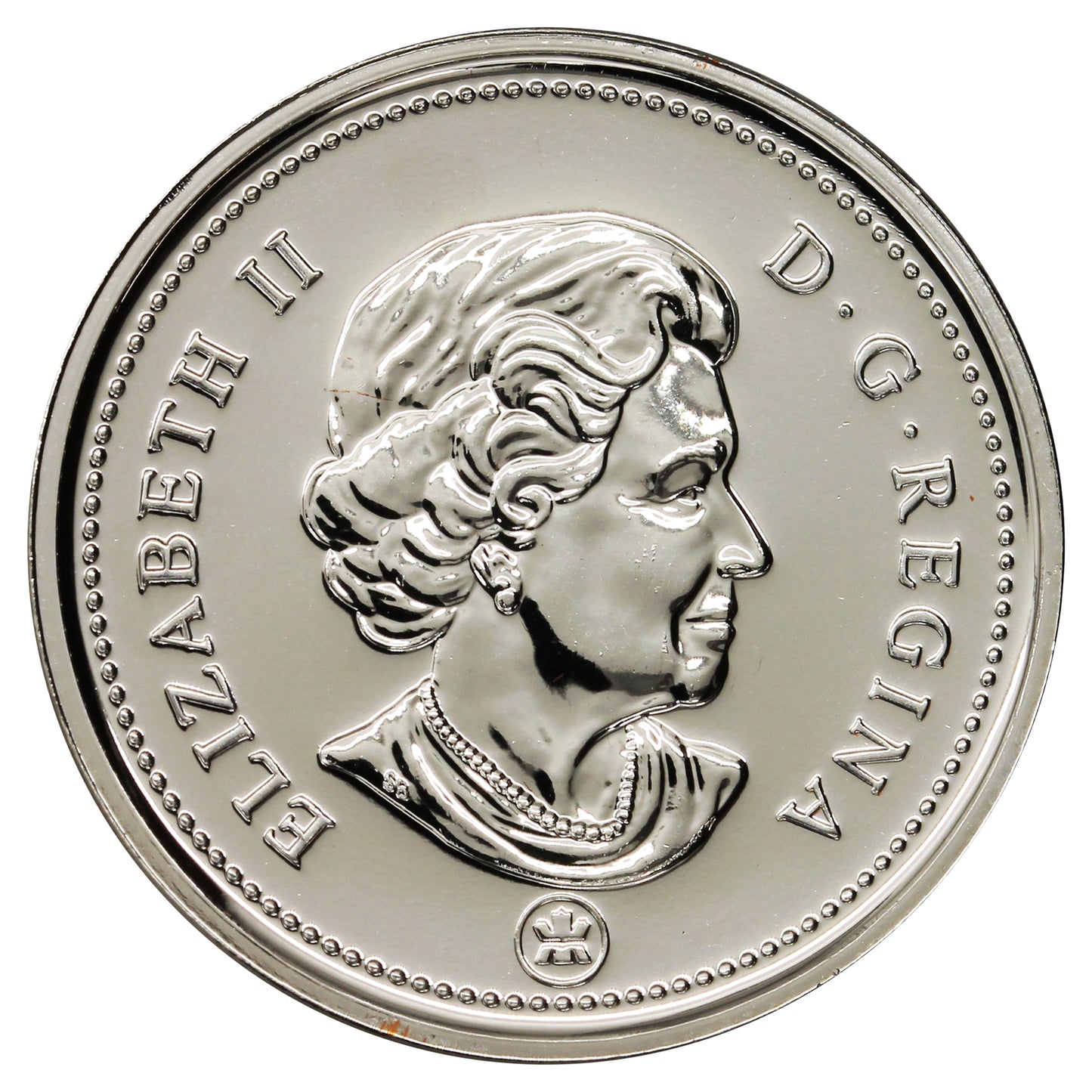 2009 Coloured Santa Canada 25-cents Proof Like