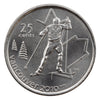 2009 Cross Country Skiing Canada 25-cents Brilliant Uncirculated MS-63