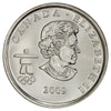 2009 Cross Country Skiing Canada 25-cents Brilliant Uncirculated MS63