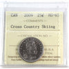 2009 Cross Country Skiing Canada 25-cents ICCS Certified MS-65