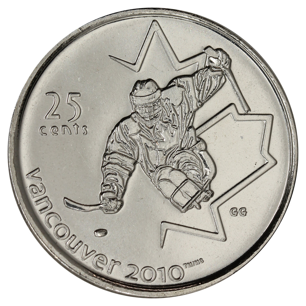 2009 Sledge Hockey Canada 25-cents Brilliant Uncirculated (MS63)