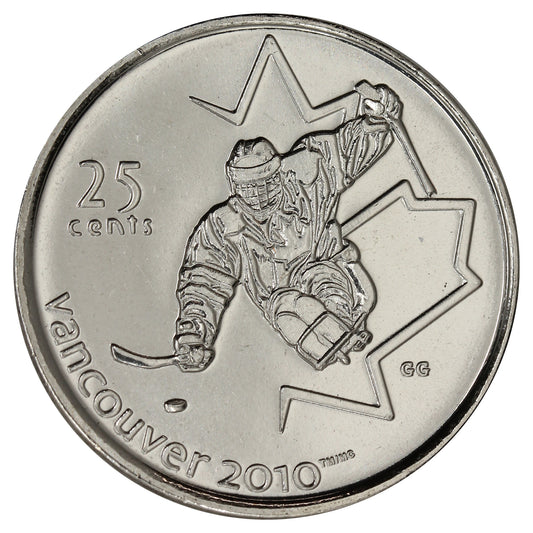 2009 Sledge Hockey Canada 25-cents Brilliant Uncirculated (MS63)