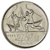 2009 Women's Hockey Canada 25-cents Brilliant Uncirculated (MS63)