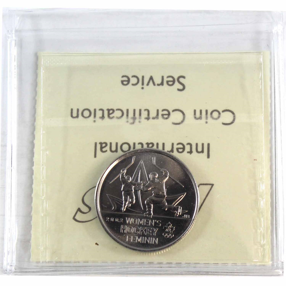 2009 Women's Hockey Canada 25-cents ICCS Certified MS66