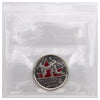 2009 Women's Hockey Coloured Canada 25-cents ICCS Certified MS65