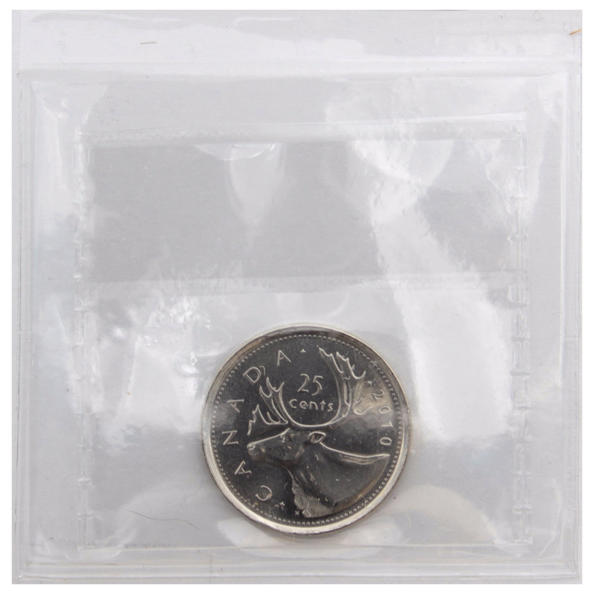 2010 Caribou Canada 25-cents ICCS Certified MS66