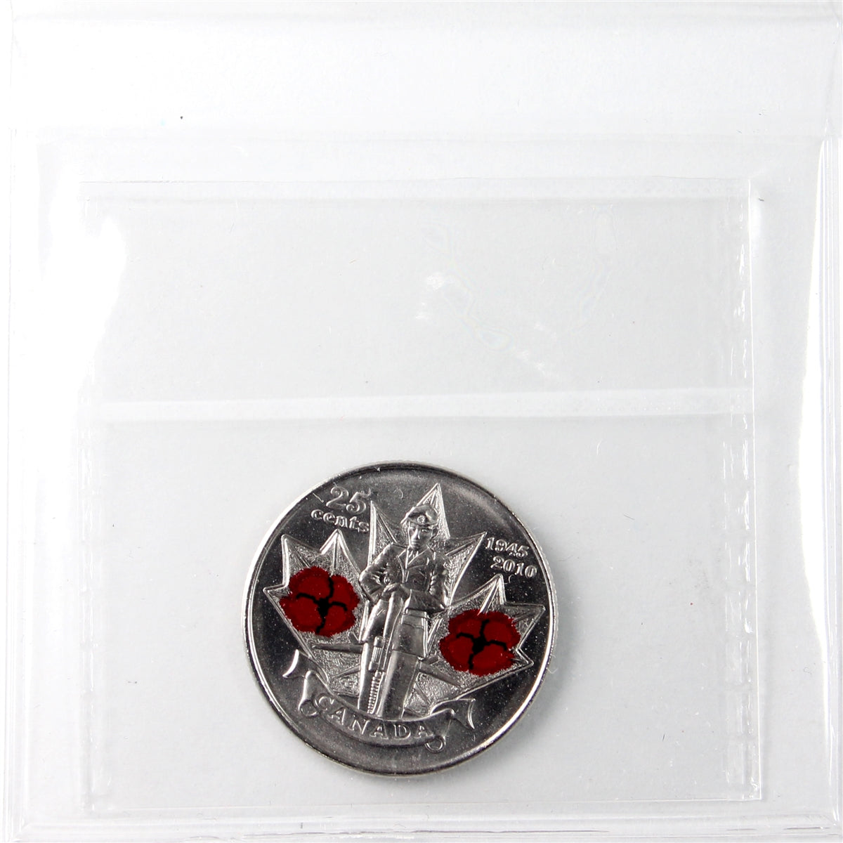 2010 Poppy Canada 25-cents ICCS Certified MS66