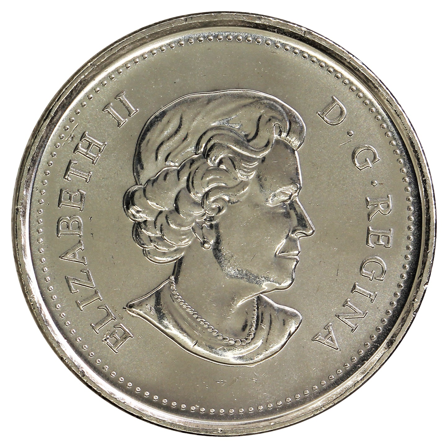 2011 Coloured Orca Whale Canada 25-cents Brilliant Uncirculated (MS63)