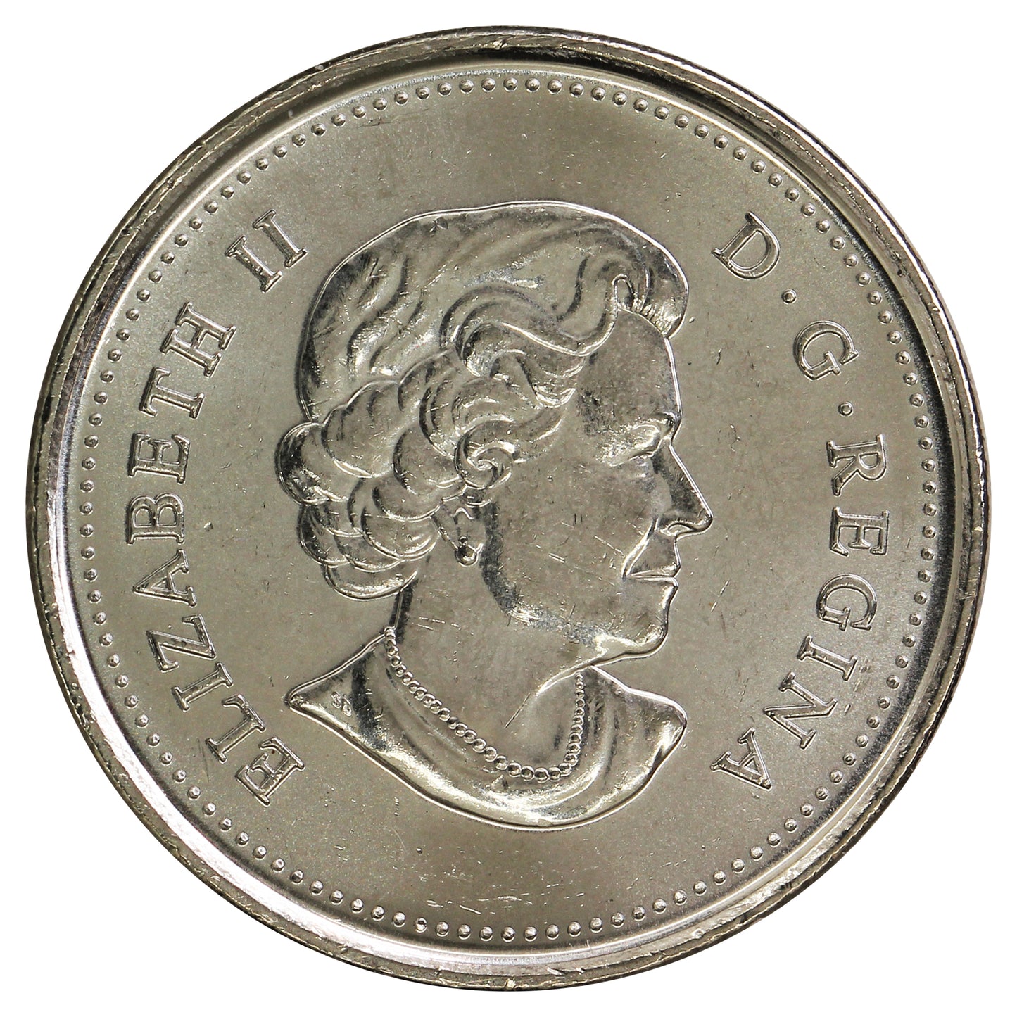 2011 Coloured Wood Bison 25-cents Brilliant Uncirculated (MS63)