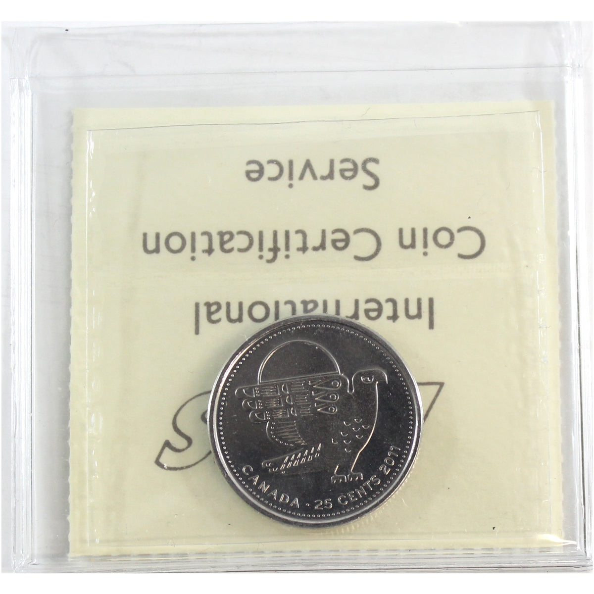 2011 Falcon Canada 25-cents ICCS Certified MS66
