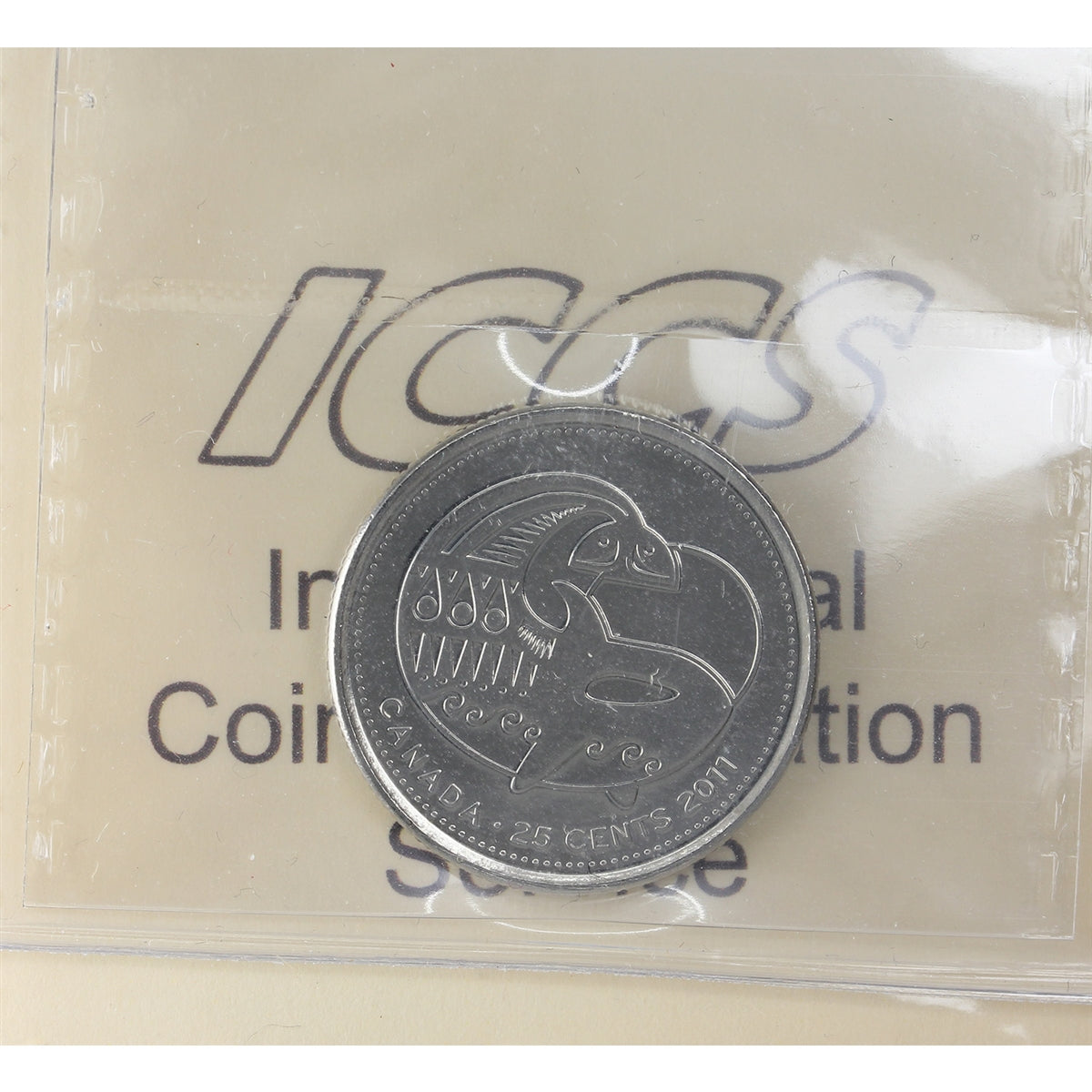 2011 Orca Canada 25-cents ICCS Certified MS64