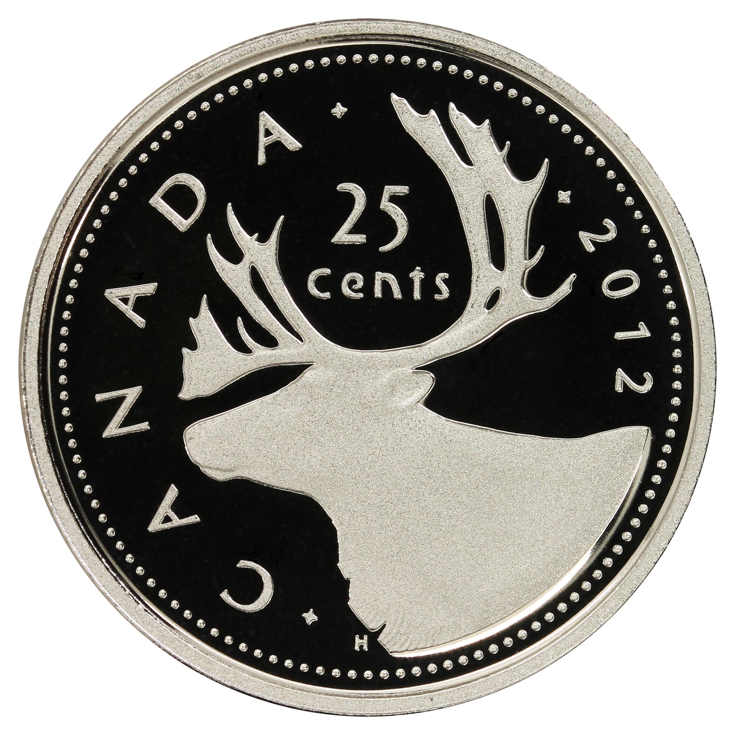 2012 Canada 25-cents Proof (non-silver)