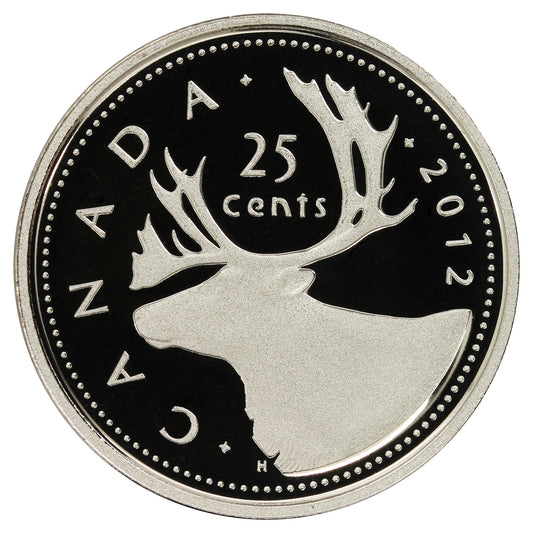 2012 Canada 25-cents Proof (non-silver)
