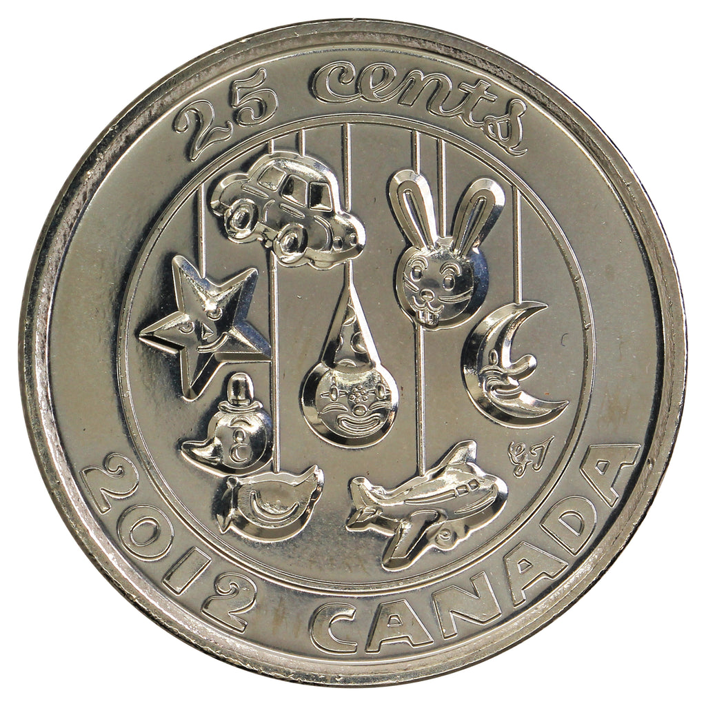 2012 Baby Canada 25-cents Brilliant Uncirculated (MS63)