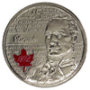 2012 Coloured Isaac Brock Canada 25-cents Brilliant Uncirculated MS63