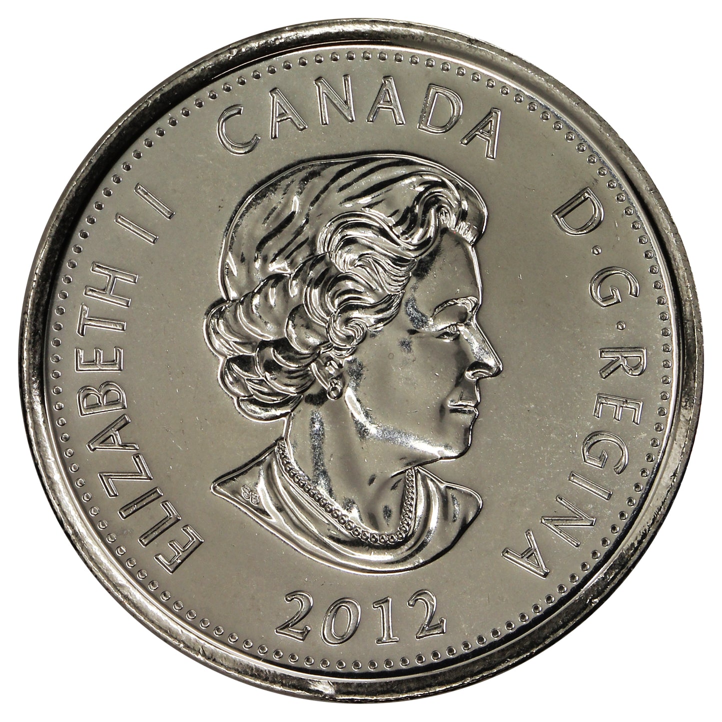 2012 Tecumseh Canada 25-cents Brilliant Uncirculated (MS63)