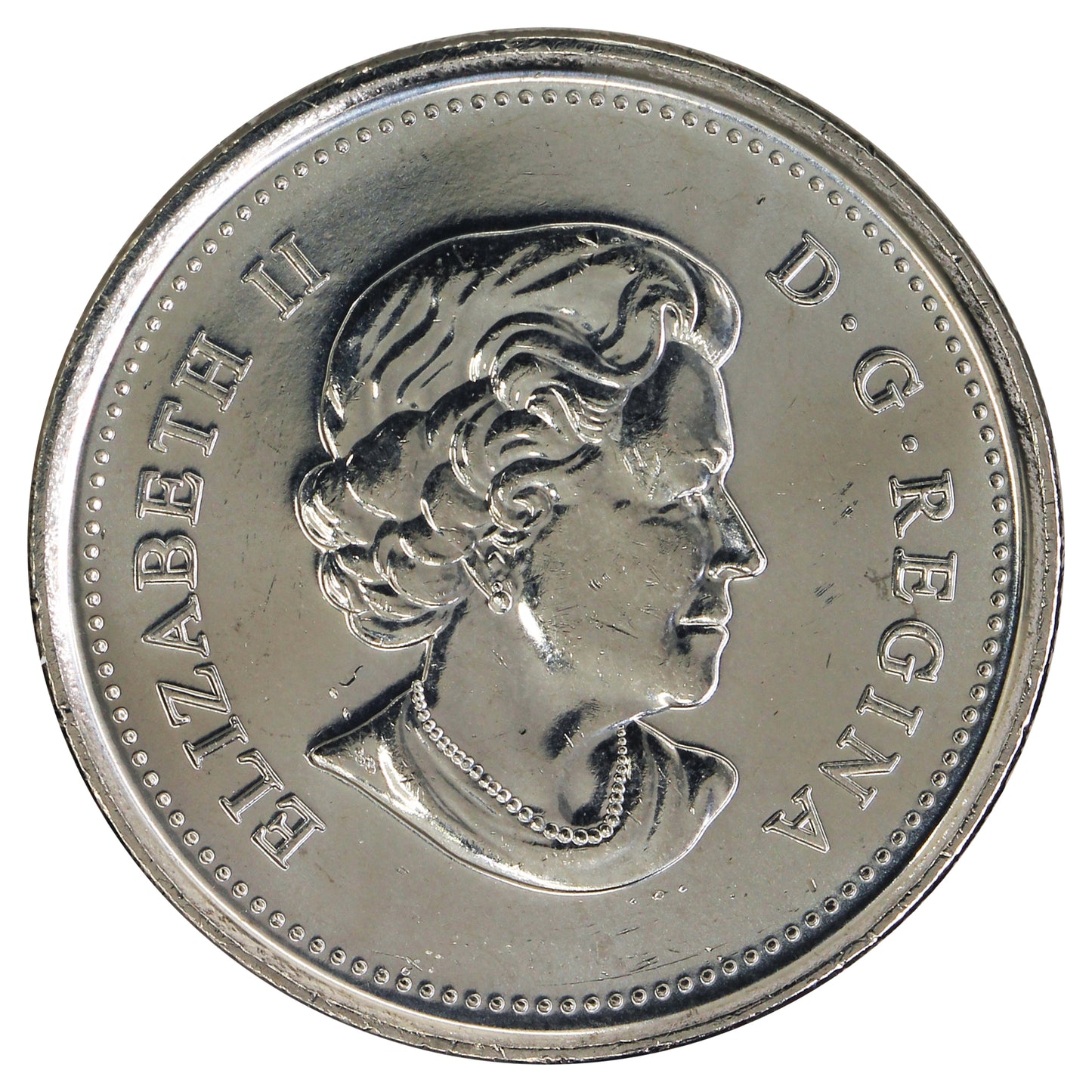 2013 Arctic Expedition (Frosted) Canada 25-cents Brilliant UNC. (MS63)