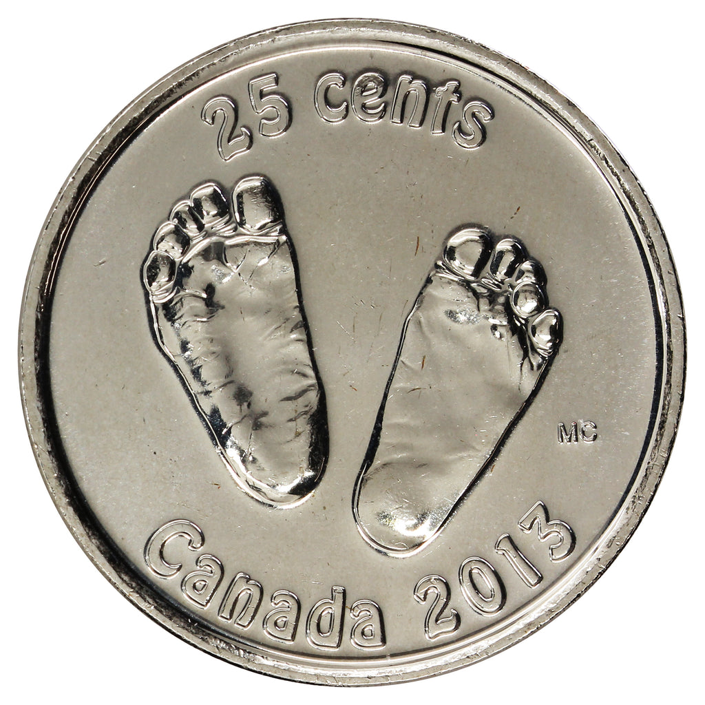 2013 Baby Canada 25-cents Brilliant Uncirculated(MS63) $