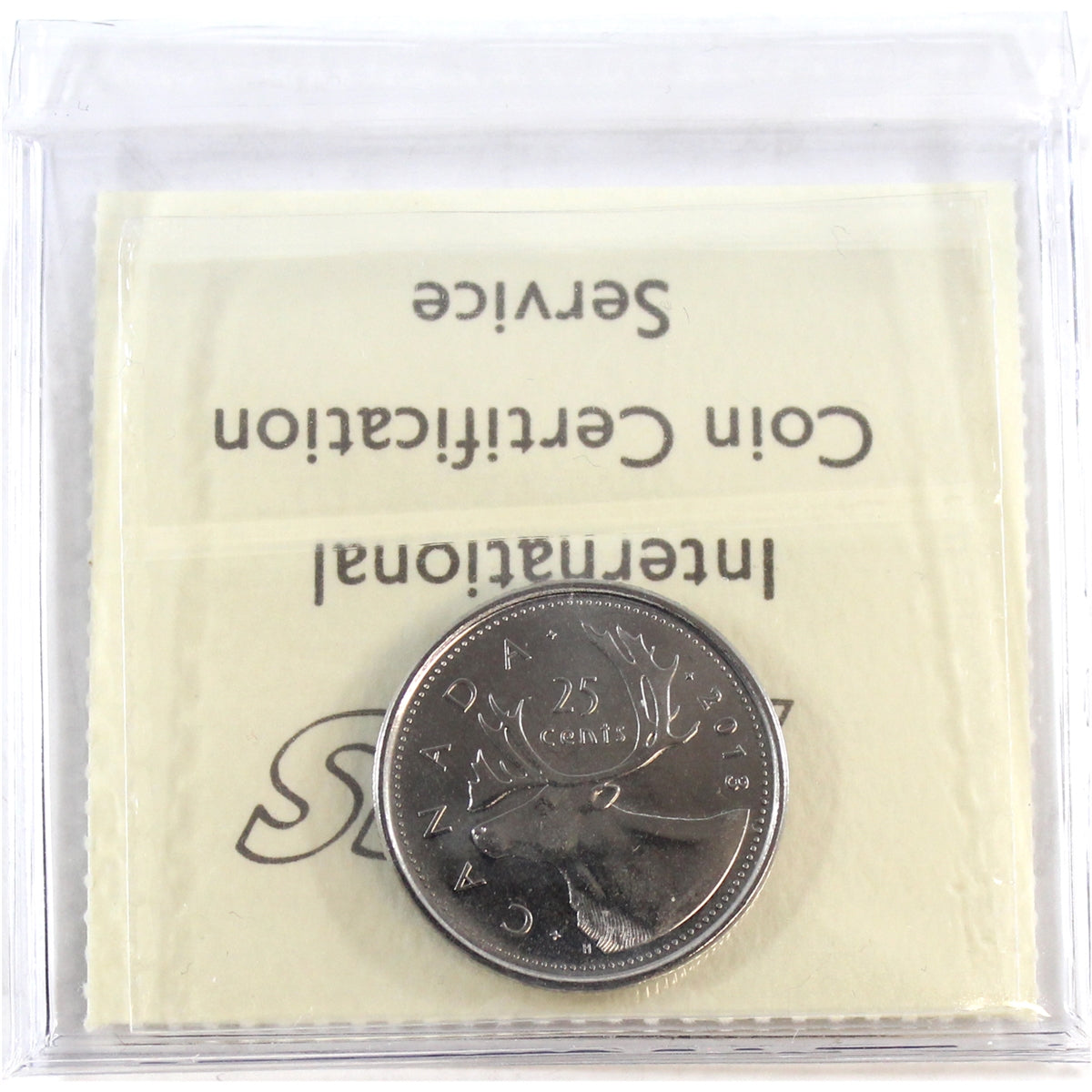 2013 Caribou Canada 25-cents ICCS Certified MS66