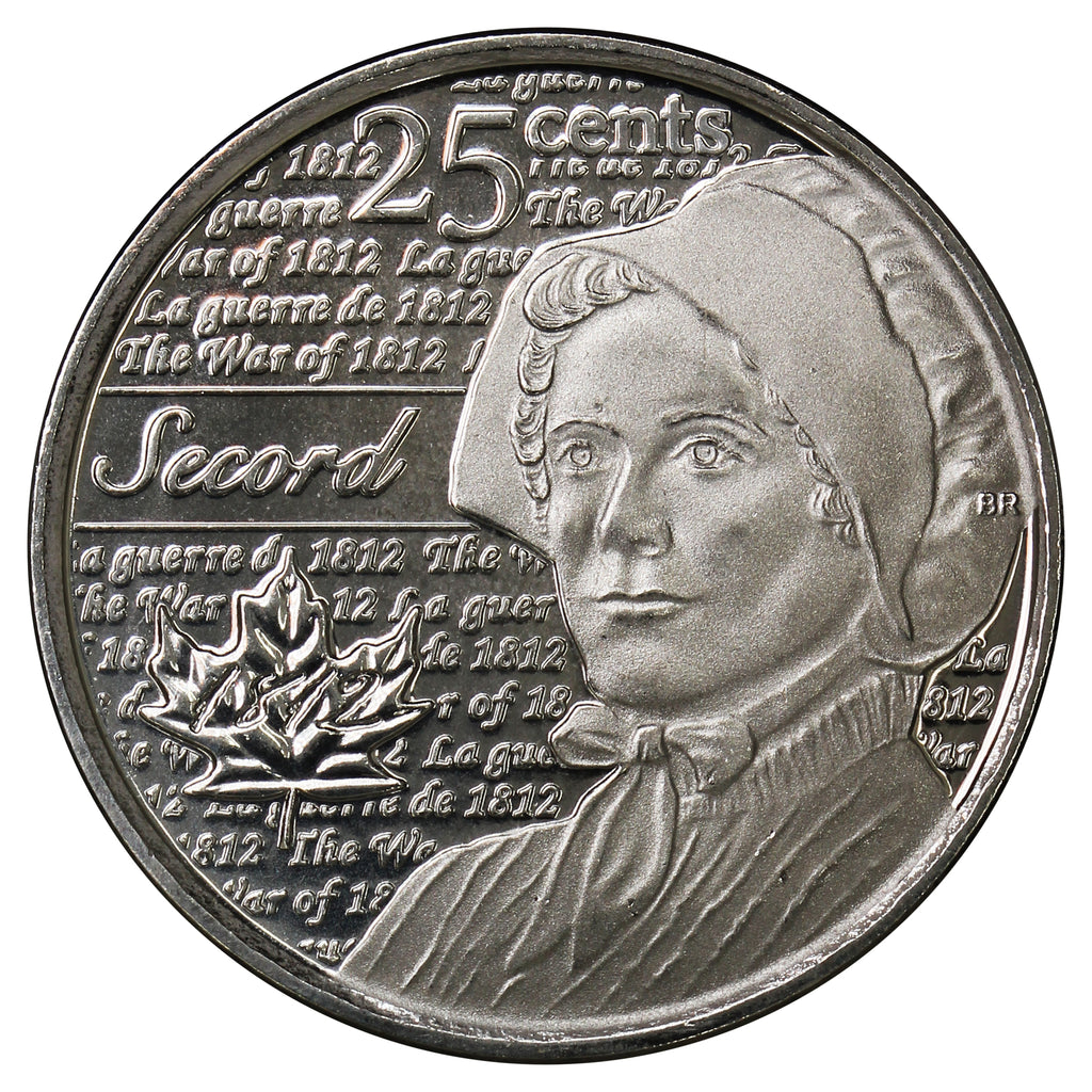 2013 Secord Canada 25-cents Brilliant Uncirculated (MS63)