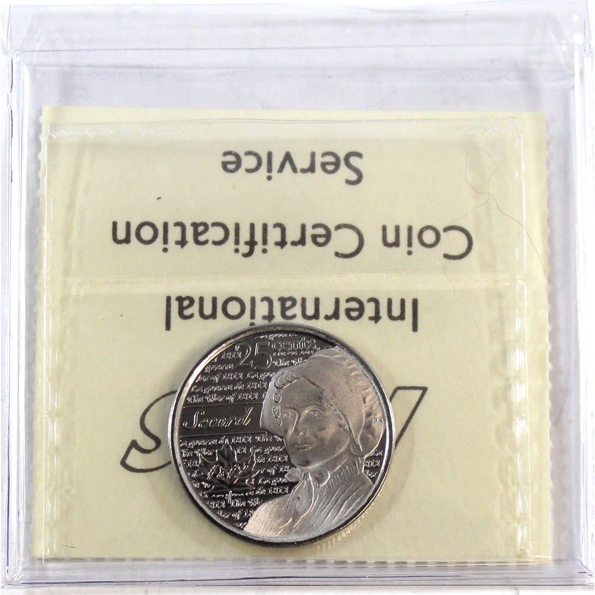 2013 Secord Canada 25-cents ICCS Certified MS65