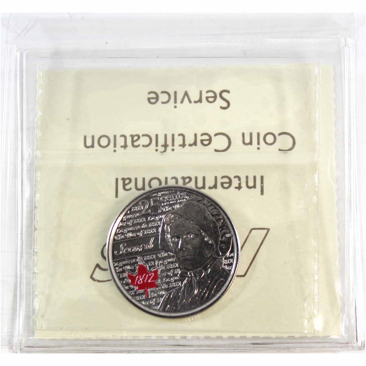 2013 Secord Coloured Canada 25-cents ICCS Certified MS65