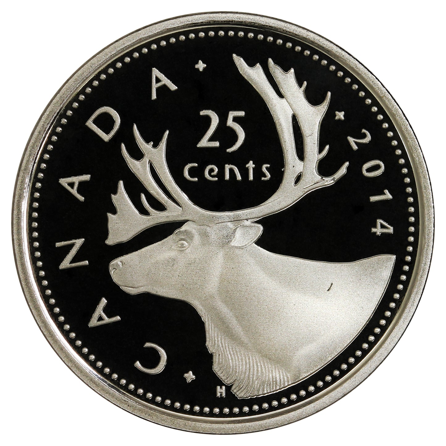 2014 Canada 25-cents Proof (non-silver)