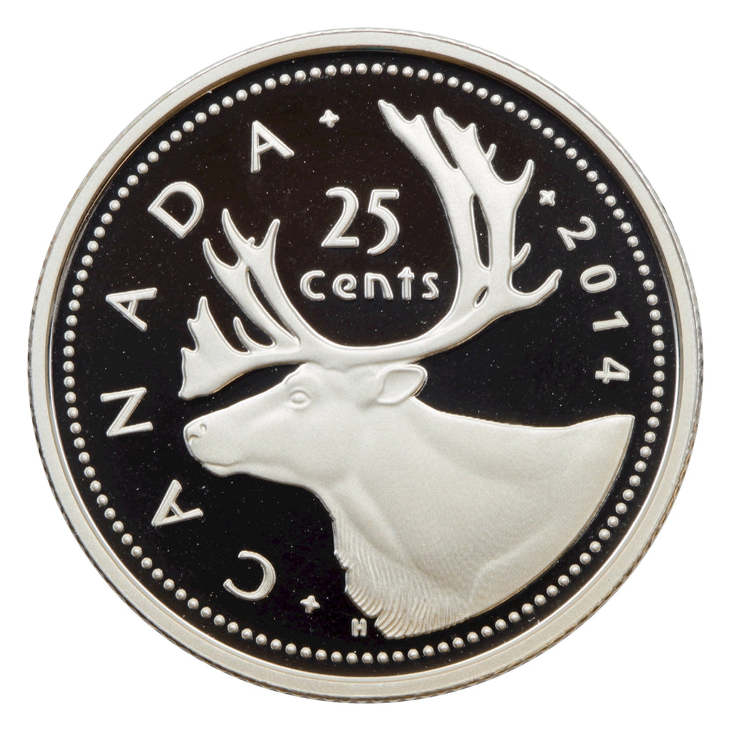 2014 Canada 25-cents Silver Proof (No Tax)