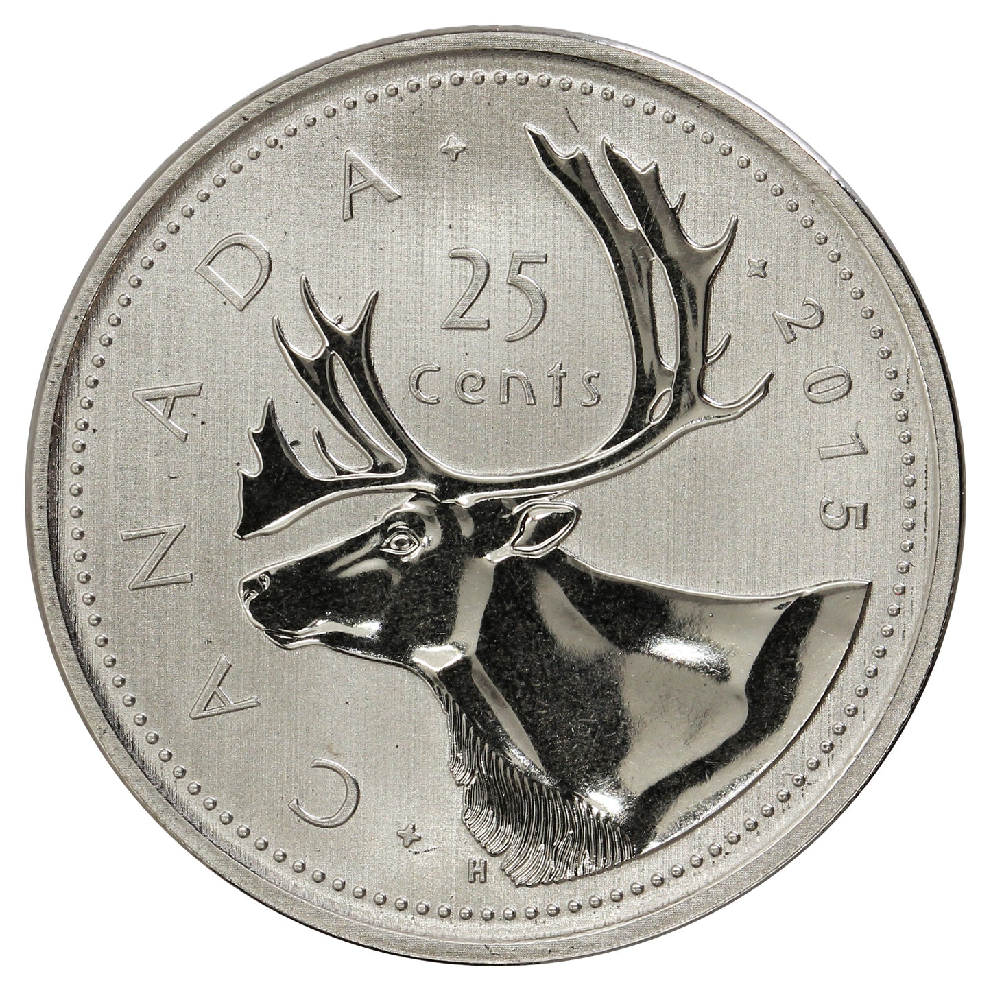 2015 Canada 25-cents Specimen