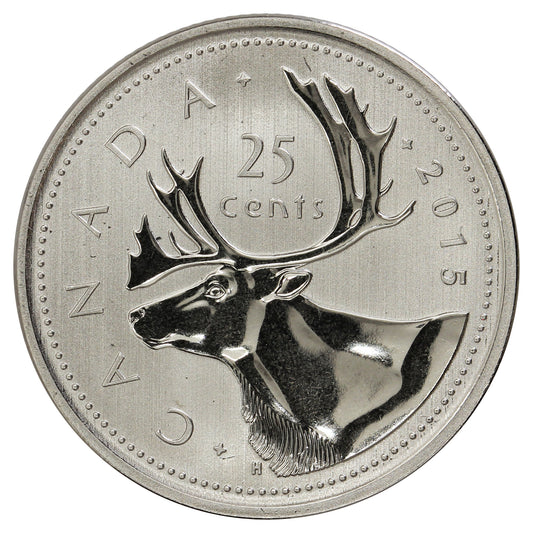 2015 Canada 25-cents Specimen