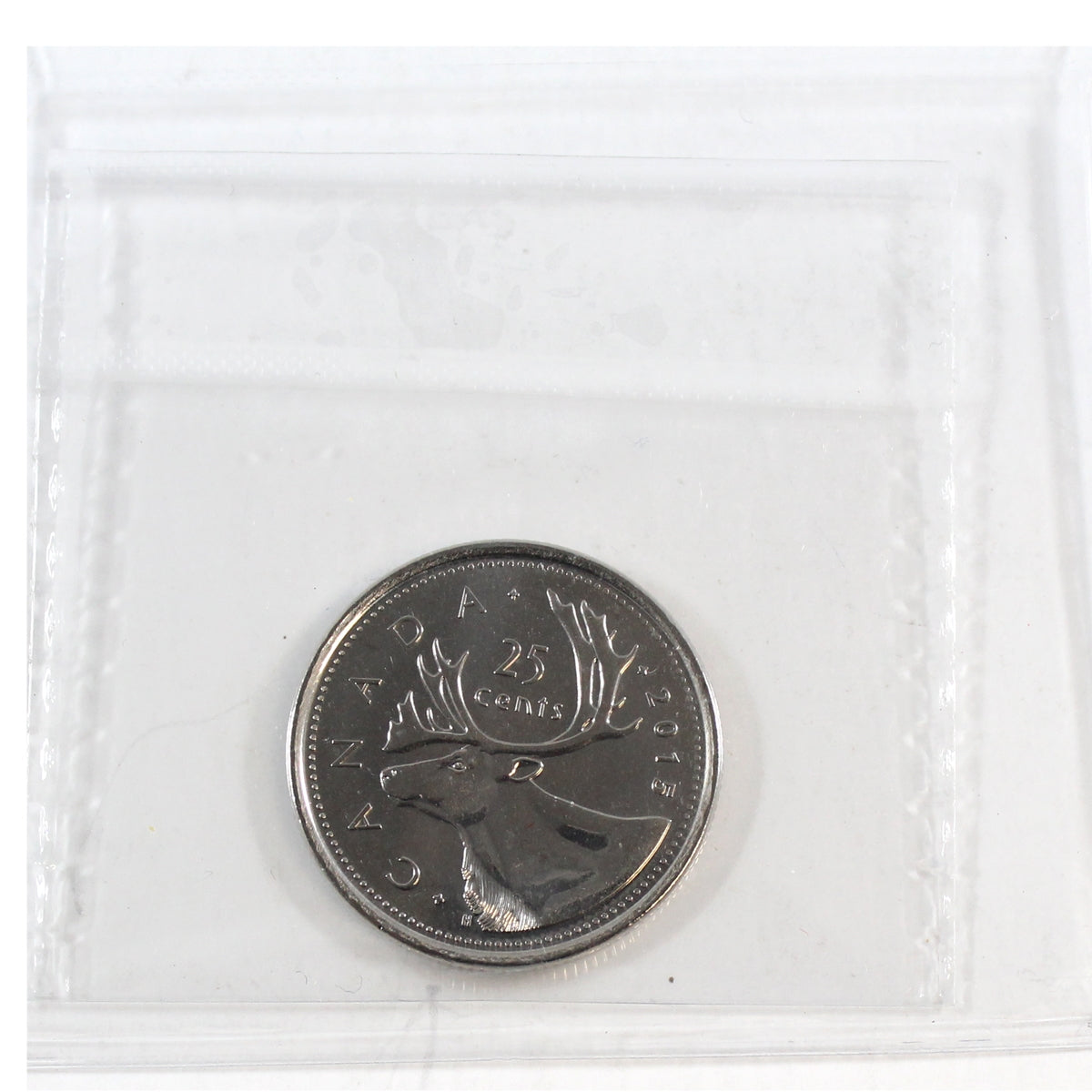 2015 Caribou Canada 25-cents ICCS Certified MS65