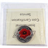 2015 Poppy Coloured Canada 25-cents ICCS Certified MS66
