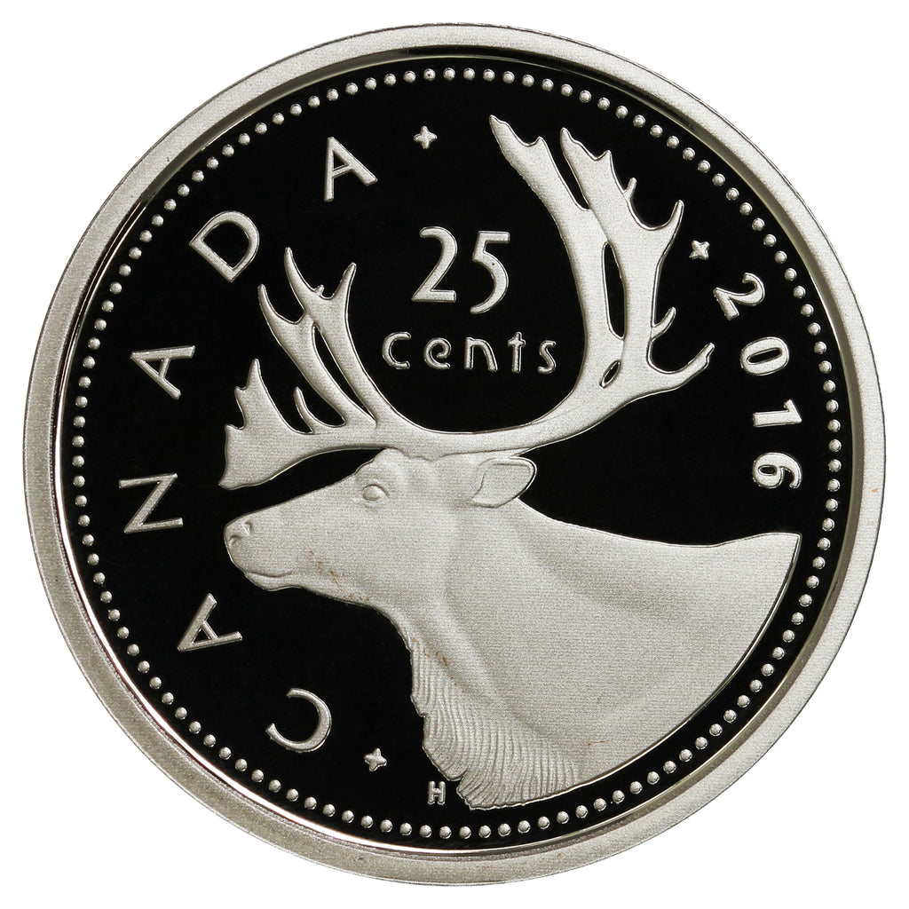 2016 Canada 25-cents Proof (non-silver)