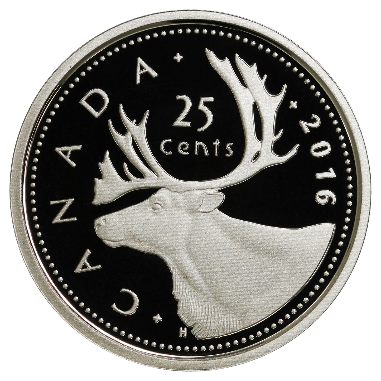 2016 Canada 25-cents Proof (non-silver)
