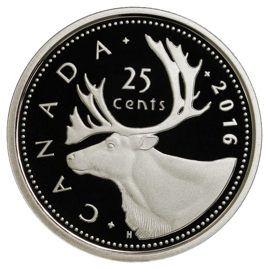 2016 Canada 25-cents Proof (non-silver)